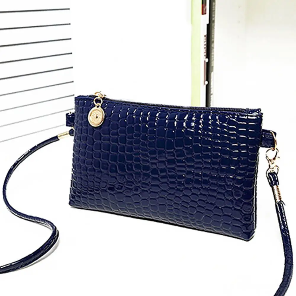 New Women Fashion Shoulder Bag Tote Messenger Faux Leather Zipper Satchel Female Handbag