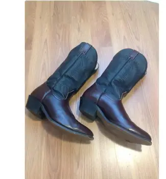 

Men PU Leather Fashion Shoes Low Heel Fringe Shoes Dress Shoes Brogue Shoes Spring Boots Vintage Classic Male Casual TV078