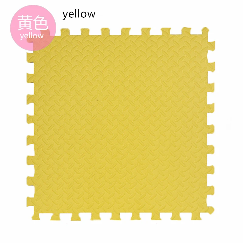 yellow 10 шт./компл. 30 см x 30 см мат из поролона «Ева» Домашний коврик комбинированная мозаика коврик, ковер ковровое покрытие пола пижамы для малышей/Детский развивающий коврик Домашний декор - Цвет: yellow