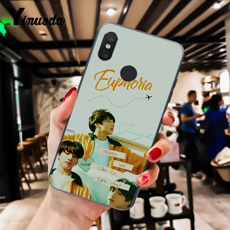 A16 Yinuoda KPOP Euphoria Jungkook Новинка чехол для телефона Fundas Крышка для Xiaomi mi 6 mi x2 mi x2S 5A 6A 7A Red mi 5 note5 Note7 8pro - Цвет: A16