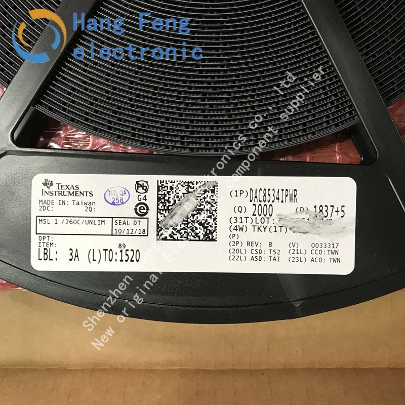 DAC8534IPWR D8534I 16-битный последовательный вход DAC TSSOP16 TI новый оригинальный DAC8534IPW DAC8534 |