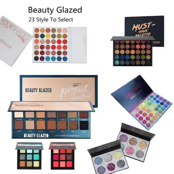 

BEAUTY GLAZED Makeup Maquiagem Eyeshadow Palette Waterproof Matte Diamond Lasting Eye shadow Palette 23 Styles To Choose TSLM1