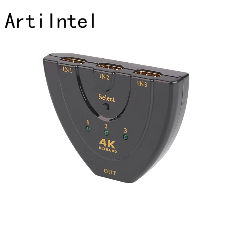 3 порта HDMI Коммутатор HDMI сплиттер для xbox 360 PS3 PS4 проектор Smart Android HD 1080P 2K* 4K 3 входа в 1 выход