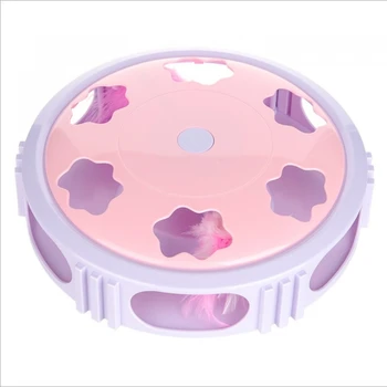 

Cat Toys Automatic Round Turntable LED Interactive Pet Cat Play Toys Electric Tease Cats Toys 5