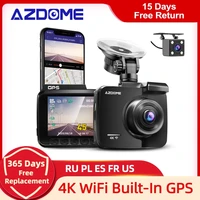 AZDOME GS63H Dash Cam Dual Lens 4K UHD Recording Car Camera DVR Night Vision WDR Built-In GPS Wi-Fi G-Sensor Motion Detection 1