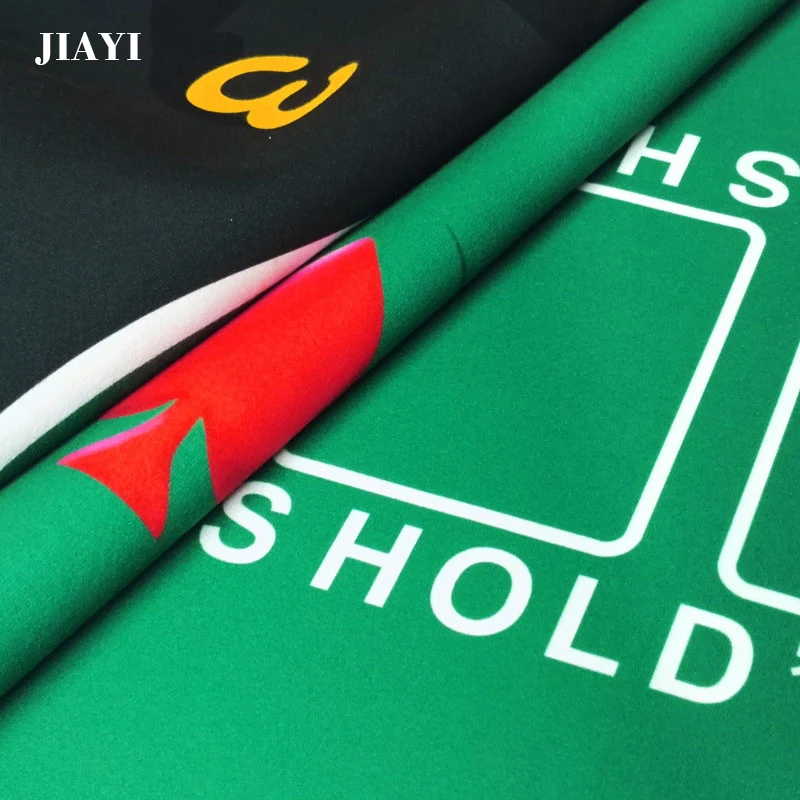 JIAYI Deluxe Suede Rubber Texas Hold'em скатерть для покера с цветочным узором казино покер набор настольная игра коврик Сукно для покера 1,2 м