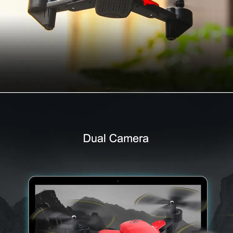 Рыболовный Дрон zohdS169 Дрон для селфи wifi FPV 720P двойная HD камера складной Радиоуправляемый игрушечный вертолет zohd Дрон посадочная площадка pgytech Горячая