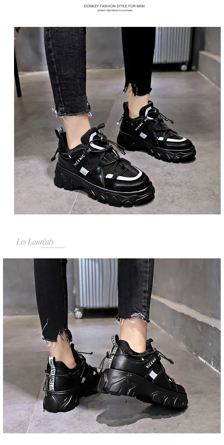 Mhysa Autumn Winter New designer Women Sneakers casual Shoes White Shoes Woman Fashion Platform Sneakers zapatillas mujer