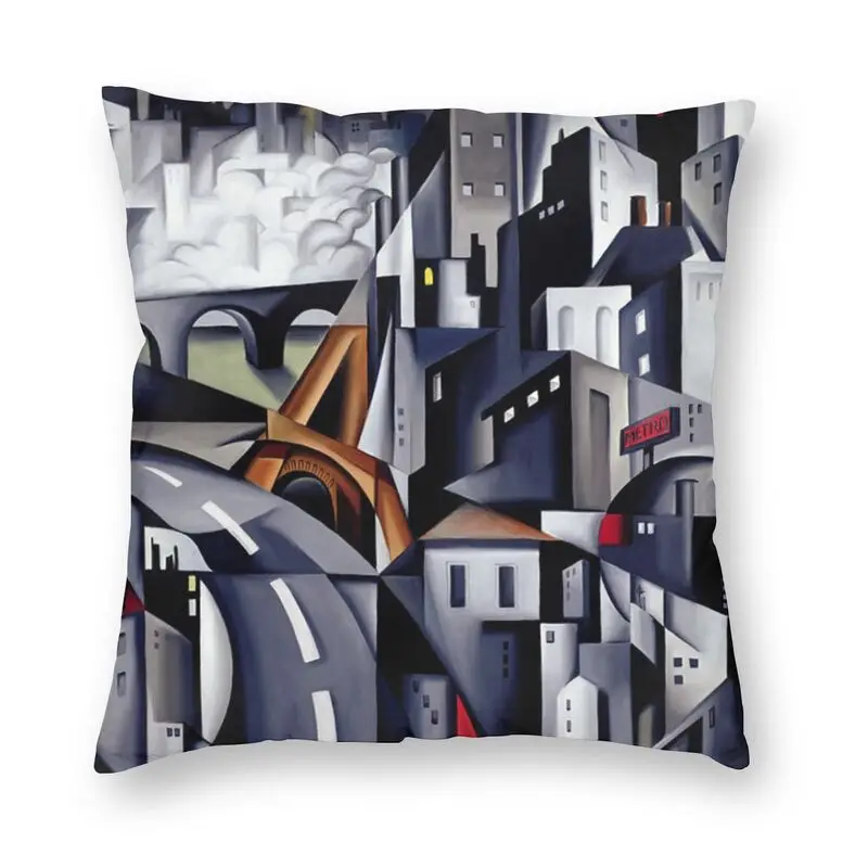 Catherabel La Rive Gauche Architecture Cityscape Fodera Per Cuscino 45 X4 5Cm Home Decor Dipinti Cuscino Da Tiro Per Soggiorno