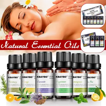 

3/6Pcs/set 100% Pure Natural Aromatherapy Oils Kit 10ml For Humidifier Water-soluble Fragrance Oil Massage Essential Oil Set New