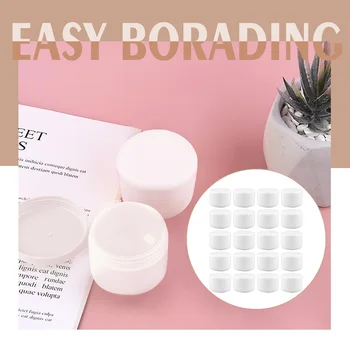 

20PCS Cosmetic Containers 20g Plastic Empty Creams Lotions Toners Lip Gloss Storage Jar Boxes for Home Travel Business Trip