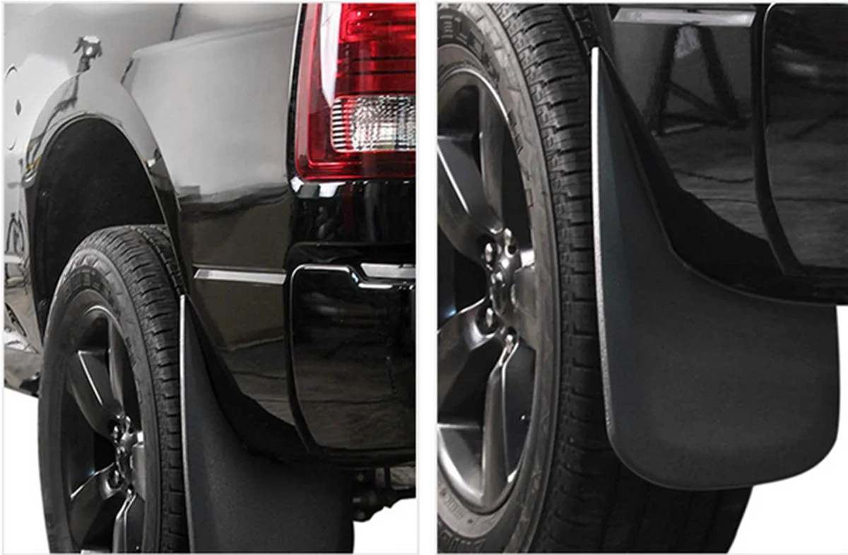Для Dodge Ram Брызговики 2009- щитки Брызговики литые 4 шт Передние Задние