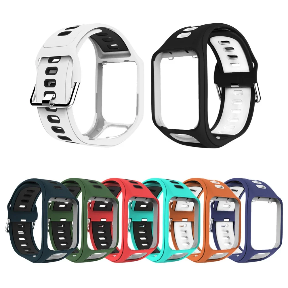 Спортивный силиконовый регулируемый сменный Браслет для часов TomTom Spark Runner 23 Golfer 2 Adventurer