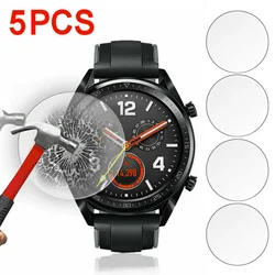 Premium Tempered Glass Screen Protector for Smartwatches - 5 - Pack, Explosion Proof & Anti - Scratch (For Huawei GT 2 Pro)