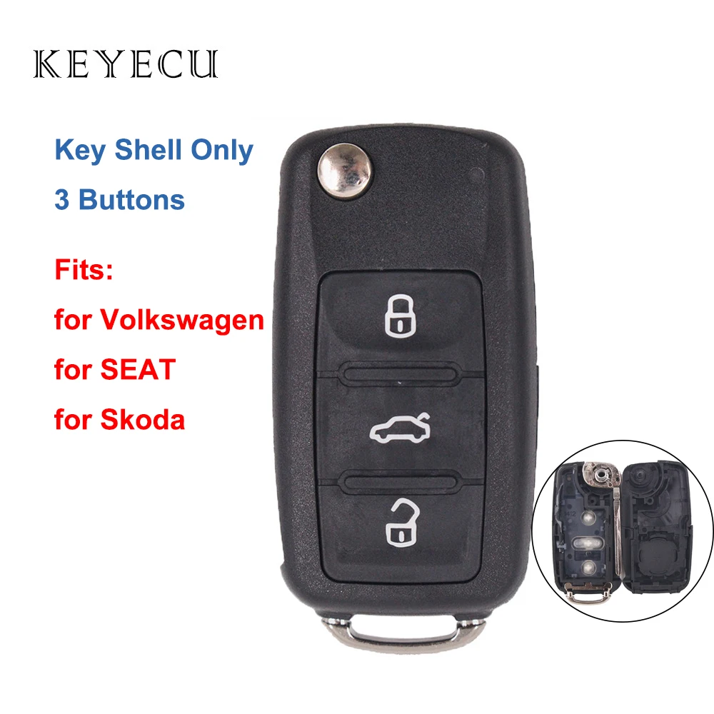 Keyecu для Volkswagen чехол сиденья Skoda Octavia Citigo Arosa Сменный Чехол с пультом