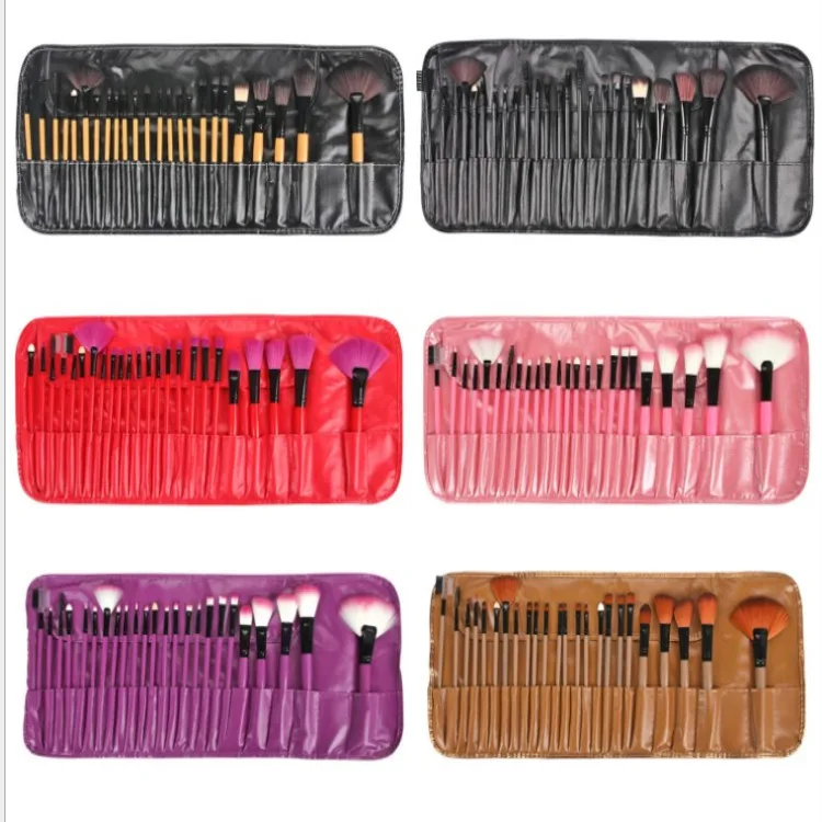 Explosive foreign trade 24 makeup brush sets, color makeup brush sets