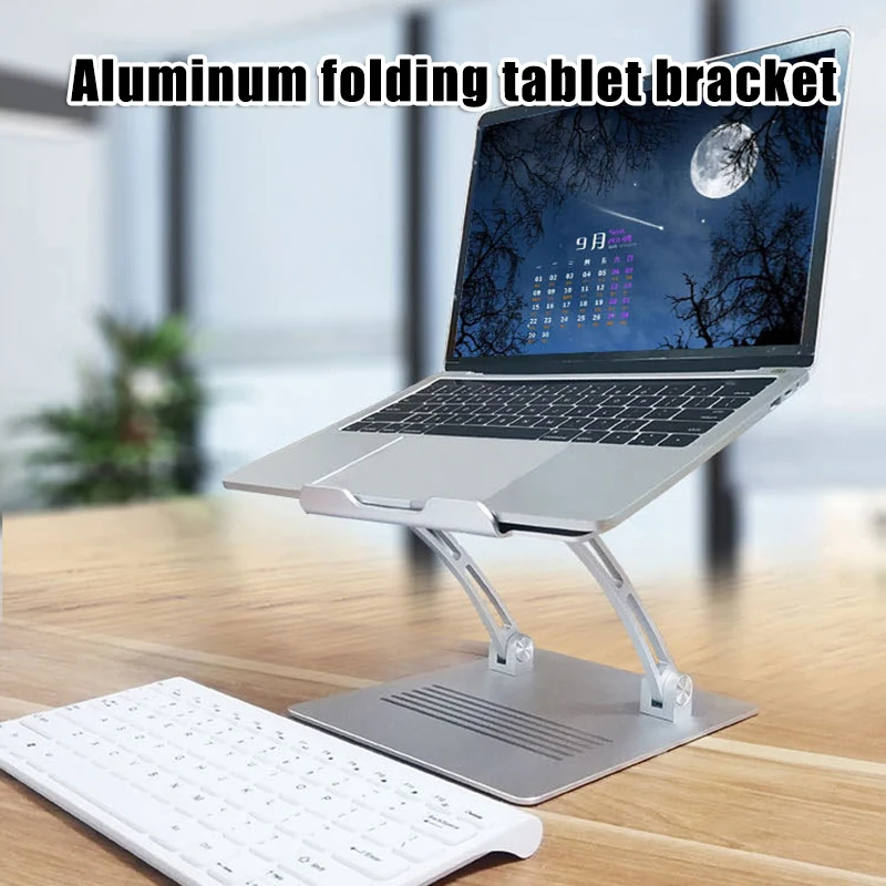 

Aluminum Alloy Foldable Laptop Stand Bracket Hollow Heat Dissipation Holder for Notebook ING-SHIPPING
