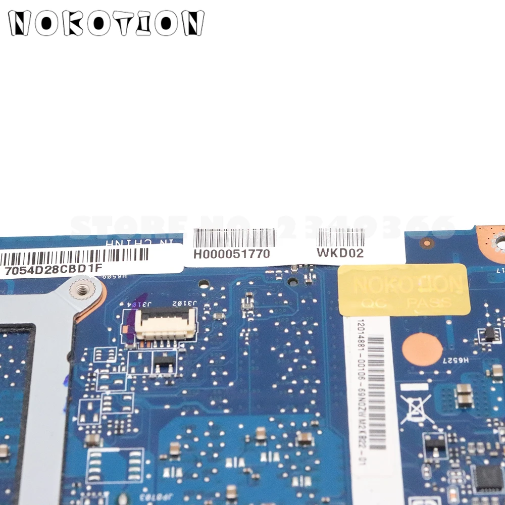 Материнская плата NOKOTION H000051770 для ноутбука Toshiba Satellite L850 C850 материнская HM76 DDR3 HD 7600M