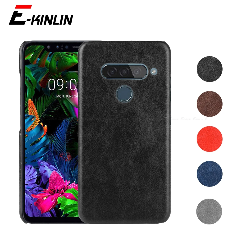 Кожаный чехол для LG Stylo 5 5x Q7 Alpha Plus Q7a G8 G8S V40 V50 ThinQ 5G Ультратонкий Пластиковый