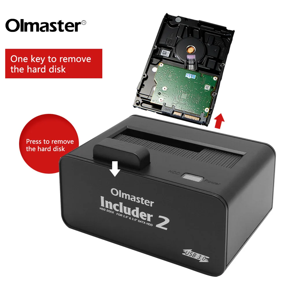 USB3.0 HDD док станция для SATA 2 5 &quot3 5&quot SSD OImaster корпус чехол ноутбука Настольный ПК