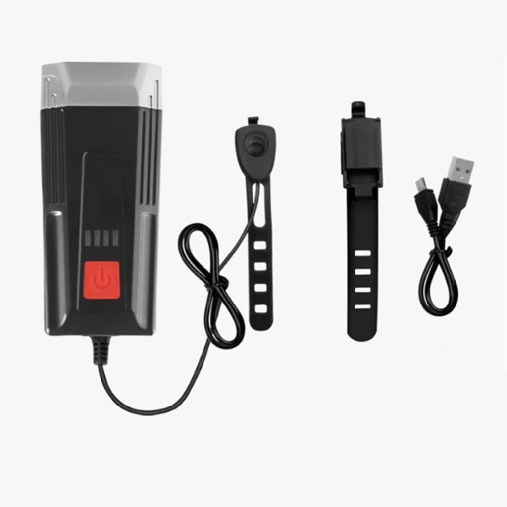 IP65 водонепроницаемая велосипедная фара USB 250LM светодиодный фонарик безопасности для езды на велосипеде с 3 режимами для охоты на открытом воздухе, альпинизма, кемпинга