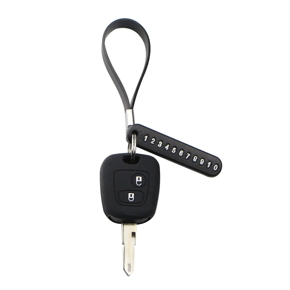 Брелок для ключей с 2 кнопками подходит Citroen C1 C2 C3 C4 XSARA PICASSO Peugeot 106 107 206 207 307 |