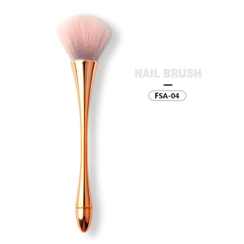 Nail Cleaning Brush Remove Dust Powder Nail Art Manicure Pedicure Soft Clean Brushes for Nail Care Nails DIY Tools TSLM2