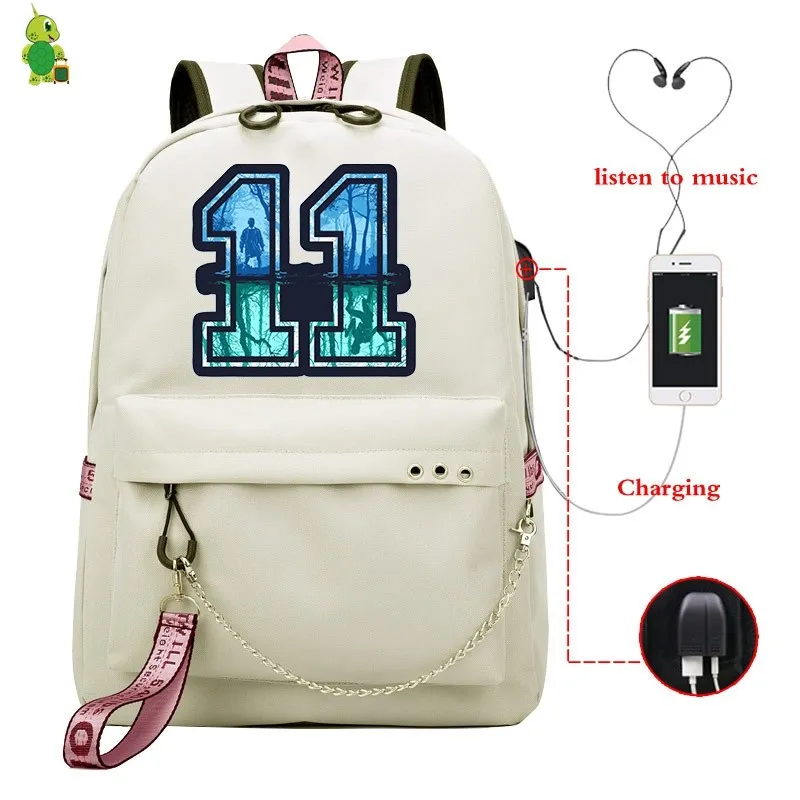 29 Mochila, рюкзак для странных вещей, Usb зарядка, рюкзак для ноутбука, школьные сумки для девочек-подростков, женские рюкзаки, корейский рюкзак для путешествий - Цвет: 29