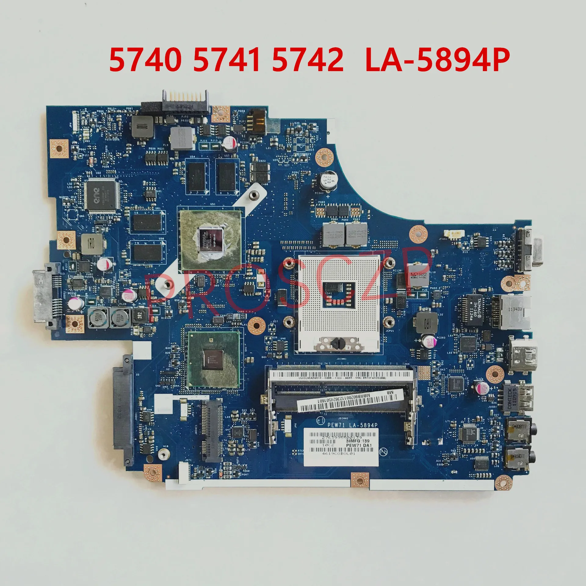 Высокое качество для ACER Aspire 5742G 5740 5741 материнская плата ноутбука PEW71 LA 5894P 100%