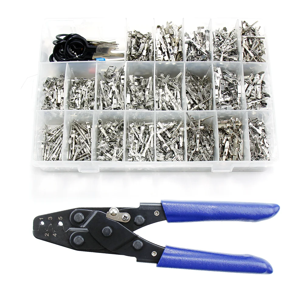 Automotive Connector 1/1.5/1.8/2.2/2.8/3.5mm Male Female Crimping Wire Terminals Electrical Pin Removal Car Non-Insulated Plug | Автомобили