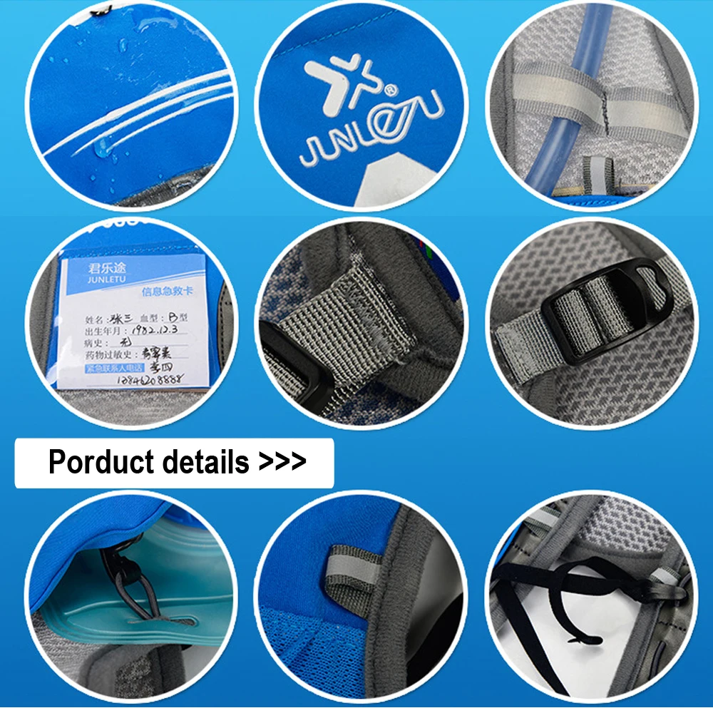 Ultralight Running Hydration Backpack Women Men Breathable Jogging Sport Backpack Trail Running Marathon Bag Option Water Bag