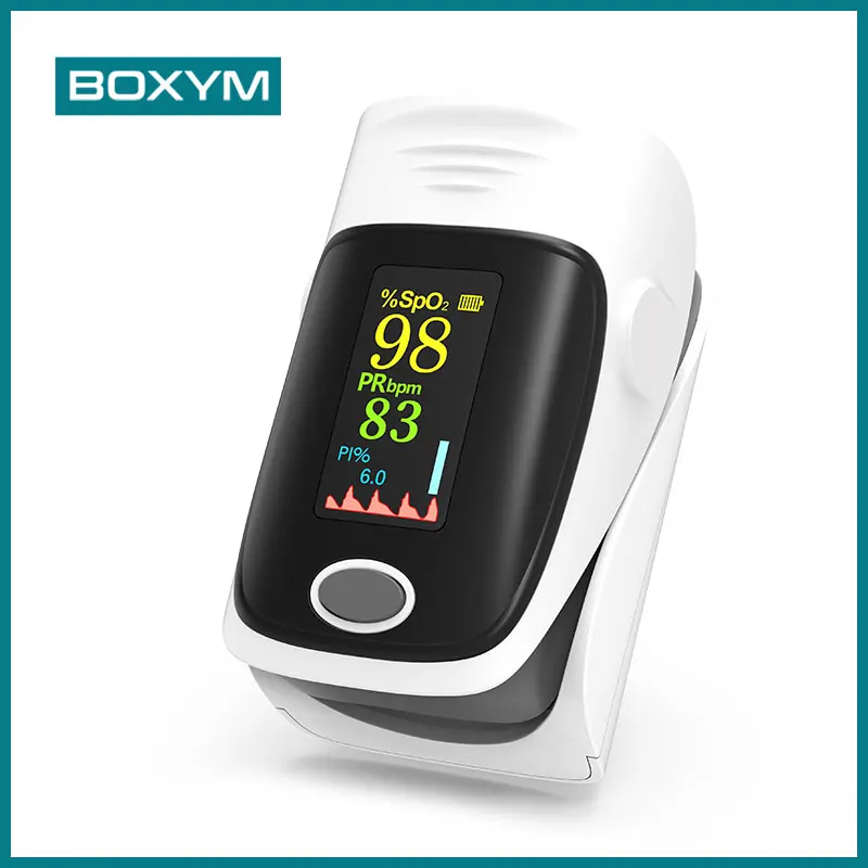 BOXYM пальцевой Пульсоксиметр TFT медицинский монитор портативный оксиметр Oximetro de