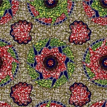 6 лет голландская Высококачественная африканская настоящая восковая печать хлопчатобумажная ткань нигерийская ткань с восковой печатью воск Африканское колесо настоящий голландский воск роскошь