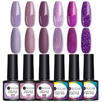 

UR SUGAR 62 Color Gel Nail Polish Gel polish Gel Varnis Gellak Varnish Set Soak Off UV Gel Polish for Nail Art Salon