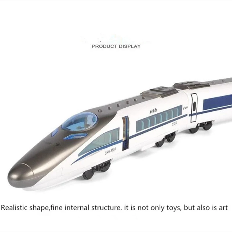 High-Speed RC Train Model 2.4G 114cm One Key To Open The Door Sound Effects Remote Control Subway High-Speed Train Boy Gift Toy 4