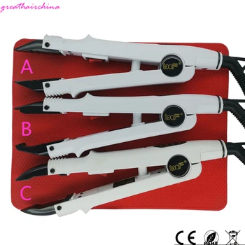 

1pc White Professional Temperature Constant Hair Extension Keratin Fusion Connector Tools,Gift 1pc Heat Insulation Silicone Pad