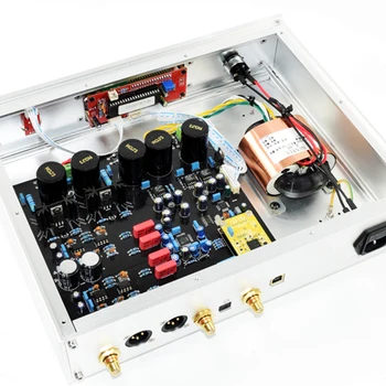 

High-end AK4497EQ balanced luxury DAC decoder YJ-single chip optical fiber coaxial USB input support DSD