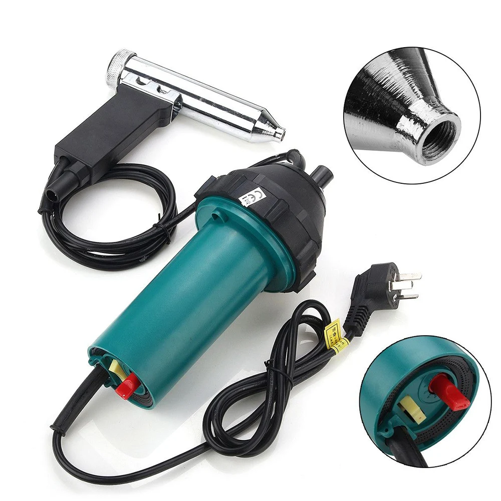 

1080W Plastics Adjustable Temperature Heat Guns Welding Hot Air Torch Welding Guns with Nozzle Hose Kit for Welding Machine