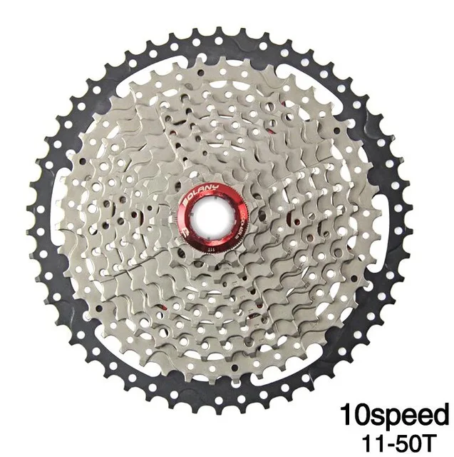 10Speed 11-50T MTB велосипед freewheel 8 9 10 11 скорость 40 42 46 50 т маховик для Shinamo XT SLX Sram Горный велосипед Велоспорт кассеты аксессуары - Цвет: 10Speed 11-50T