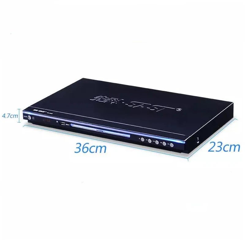 KYYSLB 6 см* 23 см* 4,7 см SA-005 домашний dvd-плейер 220V11W-19W коаксиальный Оптический EVD плеер 5,1 канал HD USB HDMI мини динамик