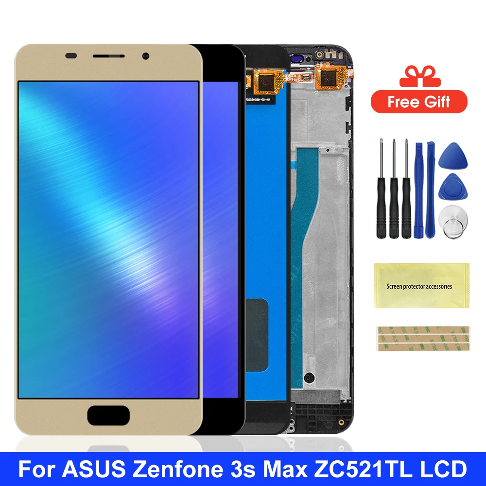 Дисплейный модуль 5 2 дюйма для ASUS Zenfone 3S Max ZC521TL X00GD ЖК-дисплей с сенсорным экраном и