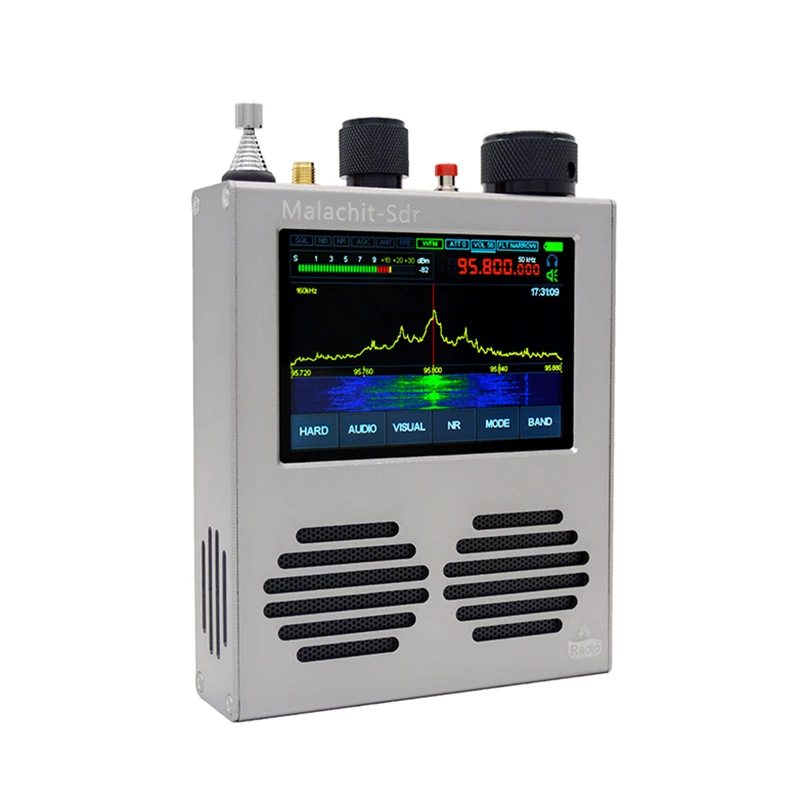 Original V1.10B 50KHz-2GHz Malahit-SDR Receiver DSP Radio 3.5&quot Touch Screen + 5000mAh Battery Antenna | Компьютеры и офис