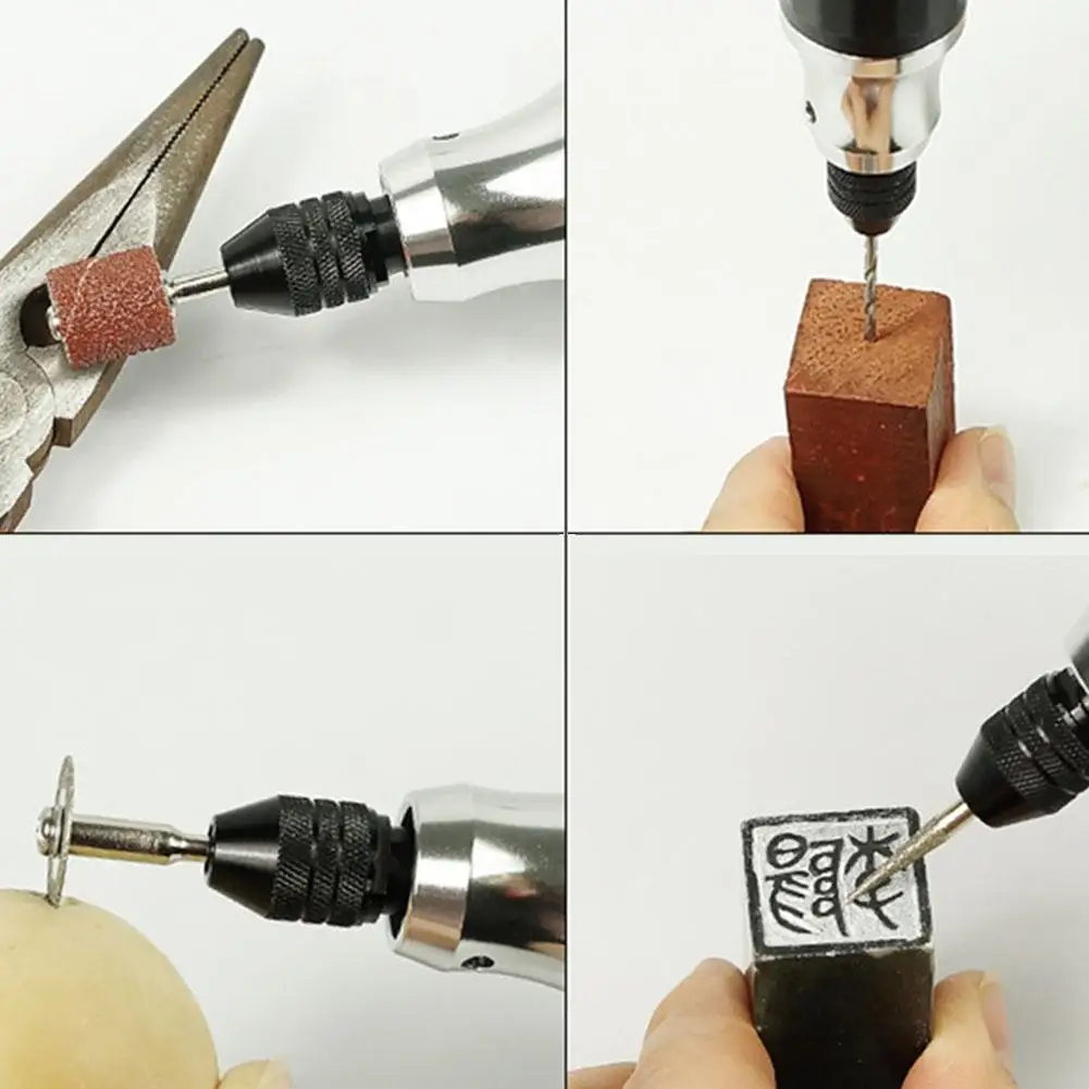 Электрическая шариковая ручка с мини-зарядкой, электрическая дрель, шлифовальная Полировочная ручка для глажки маркеров, камня, дерева, нефрита