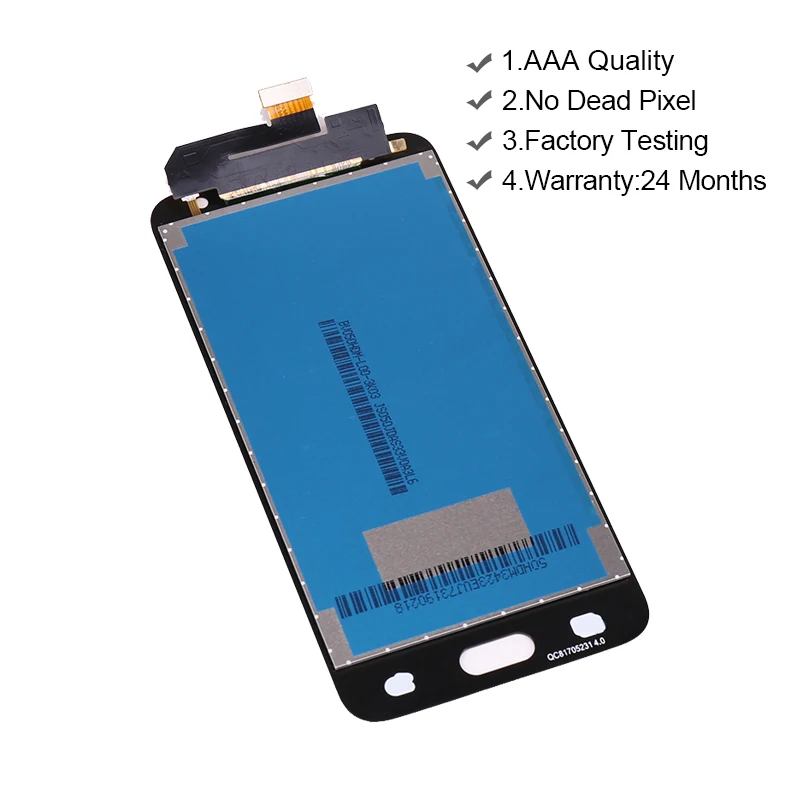 10 шт./лот для samsung для Galaxy J5 Prime lcd G570F G570 SM-G570F дисплей с сенсорным экраном дигитайзер с двумя отверстиями DHL EMS