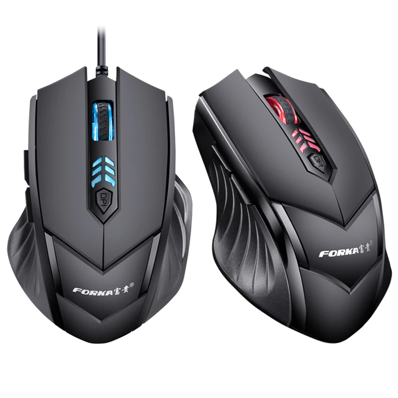 

Wired Gaming Mouse 6 Buttons 2400 DPI Optical Computer Mouse Gamer Mice For for PC Gaming Laptop Notebook USB Cable Game Mouse
