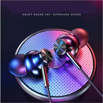 

3.5mm Metal Wired Control In-ear HiFi Monitoring Earphone Subwoofer type-c Interface Earpiece karaoke high-quality Earphone