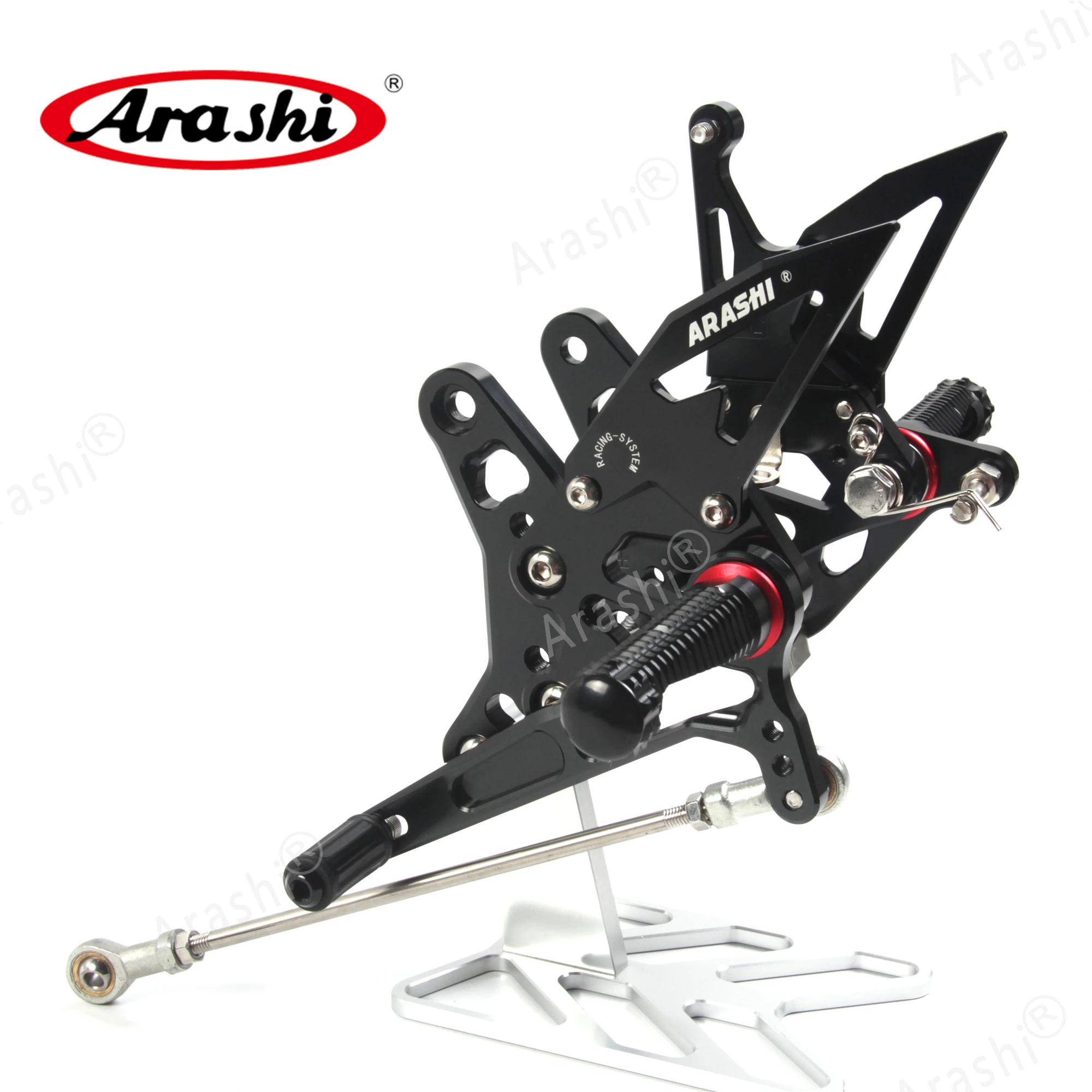Arashi CNC Rider Rearset для SUZUKI SV650 SV650S регулируемые Подножки подставка для ног 16 17 18 SV650