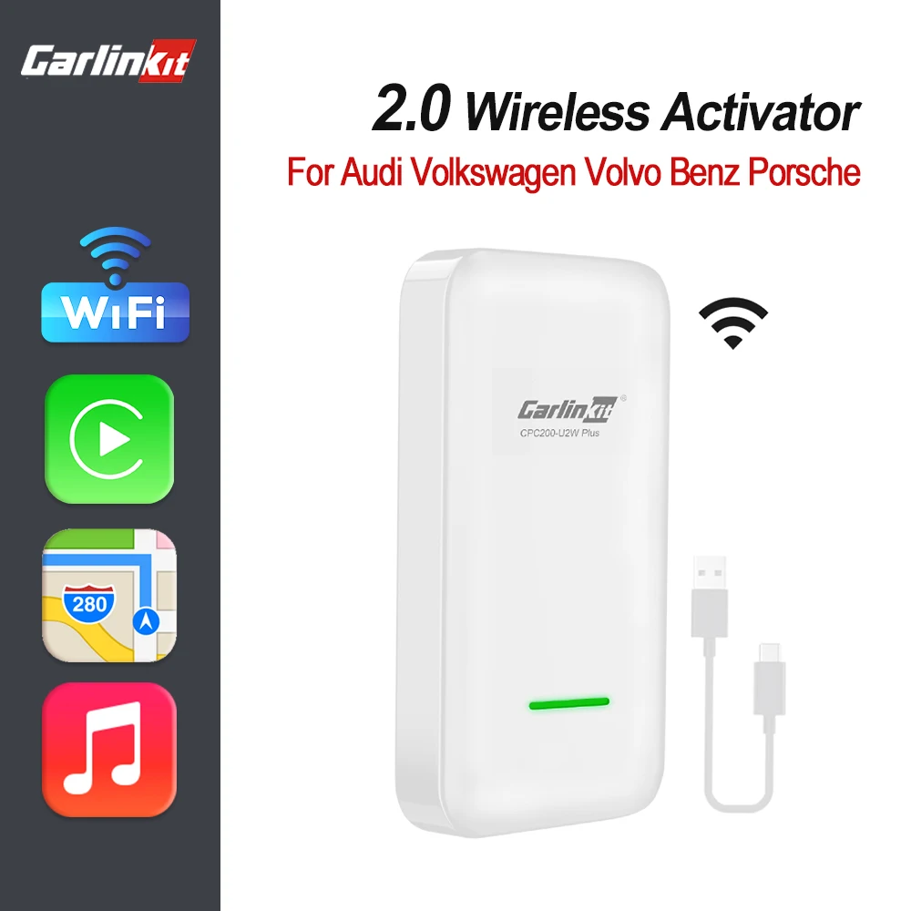 Loadkey & Carlinkit 2.0 Беспроводной адаптер для автомобиля Audi Benz Mercedes Volvo VW Volkswagen Toyota Kia Mazda