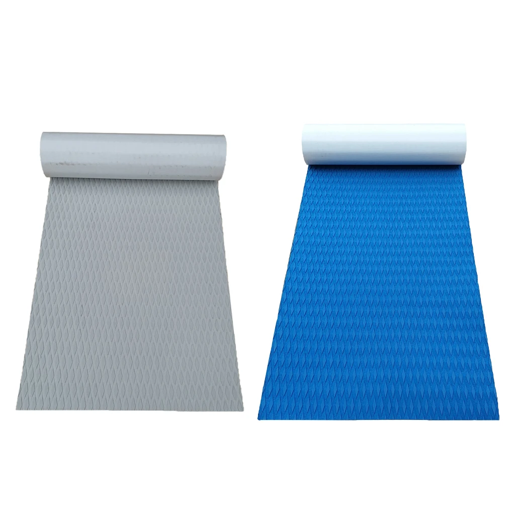 

2pcs EVA Decking Sheet Mat For Yacht Boat Surfing Self-Adhesive Pad, Rhombus