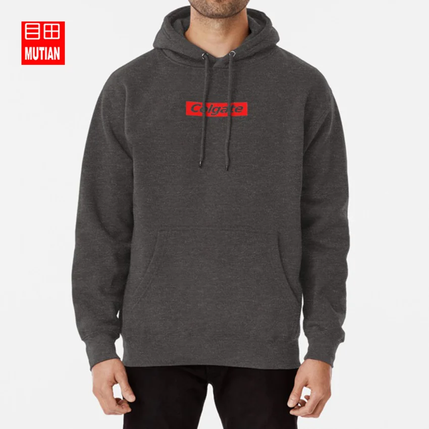 Толстовки с зубной пастой bogo boxlogo mockup зубная паста - Цвет: darkgrey-hoodie